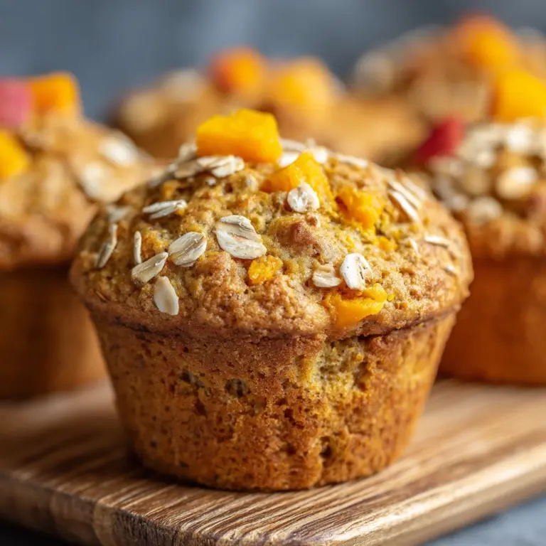 Oatmeal, Apple, and Carrot Breakfast Muffins Recipe