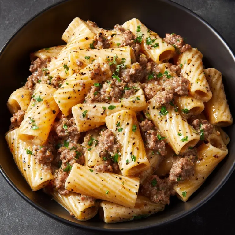 Creamy Beef Pasta Recipe