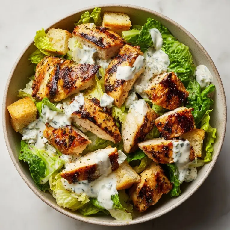 Grilled Chicken Caesar Salad Recipe