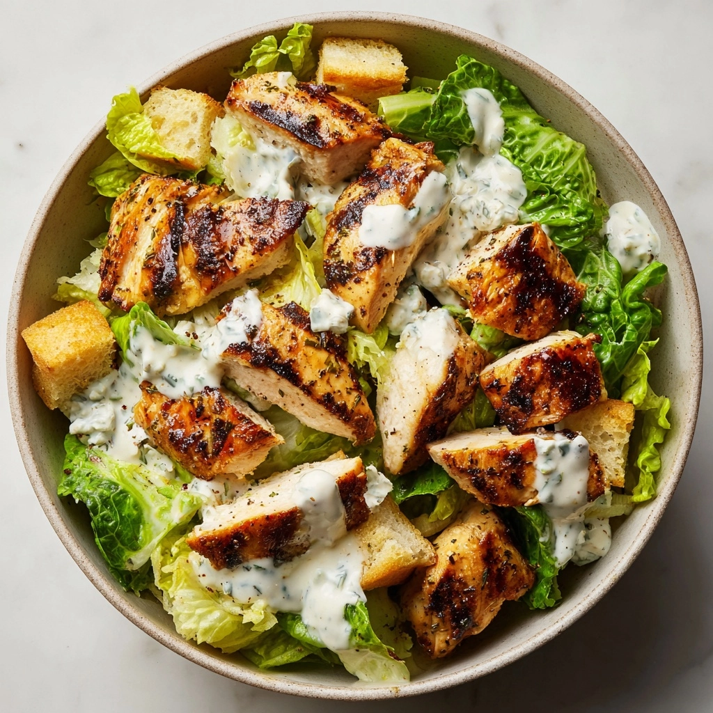 Grilled Chicken Caesar Salad Recipe - Recipe Image