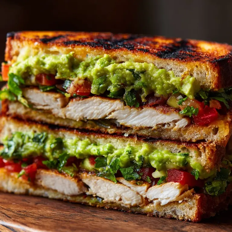 Chicken Avocado Melt Sandwich Recipe