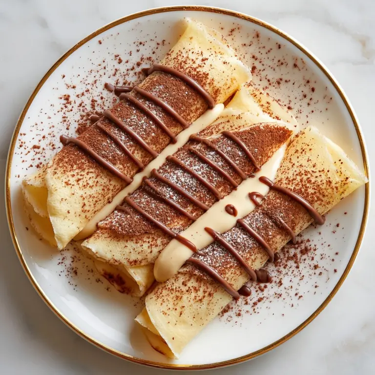 Cinnamon Roll Protein Crepes Recipe