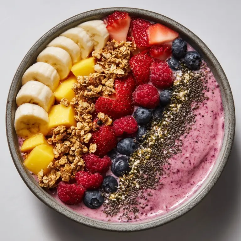 Smoothie Bowl with Granola Recipe
