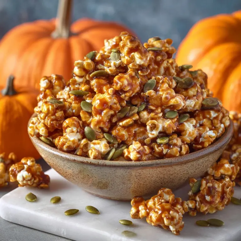Pumpkin Spice Caramel Popcorn Recipe