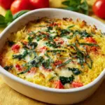 Cheesy Vegetarian Spaghetti Squash Casserole Recipe