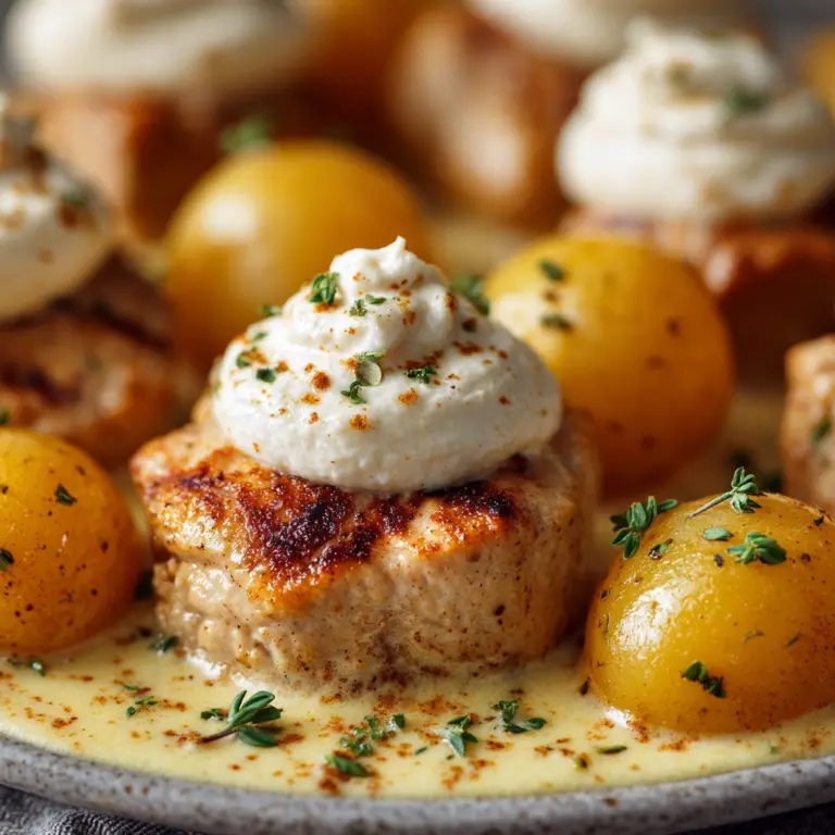 Creamy Garlic Chicken and Gnocchi Recipe