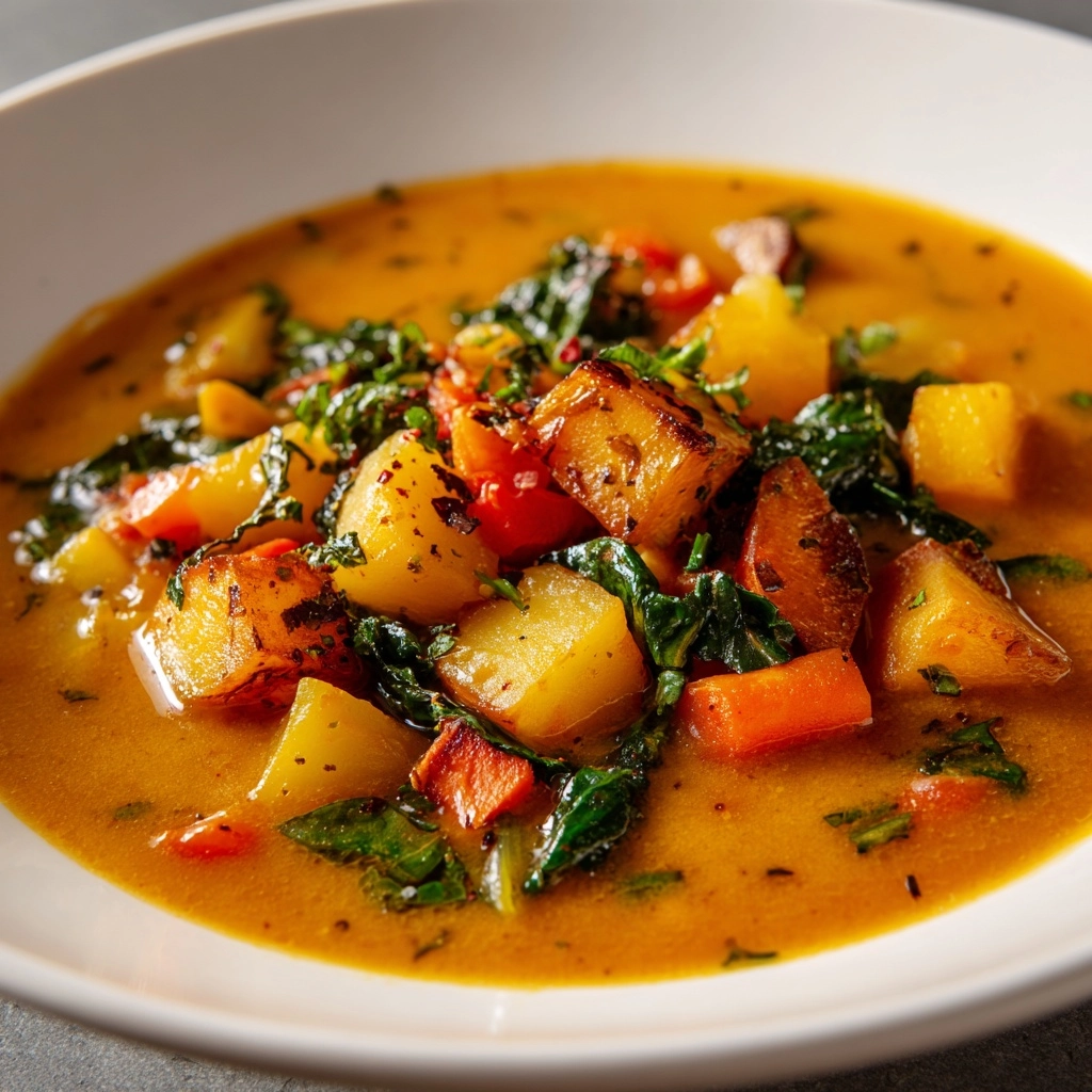 Hearty Roasted Vegetable Soup Recipe