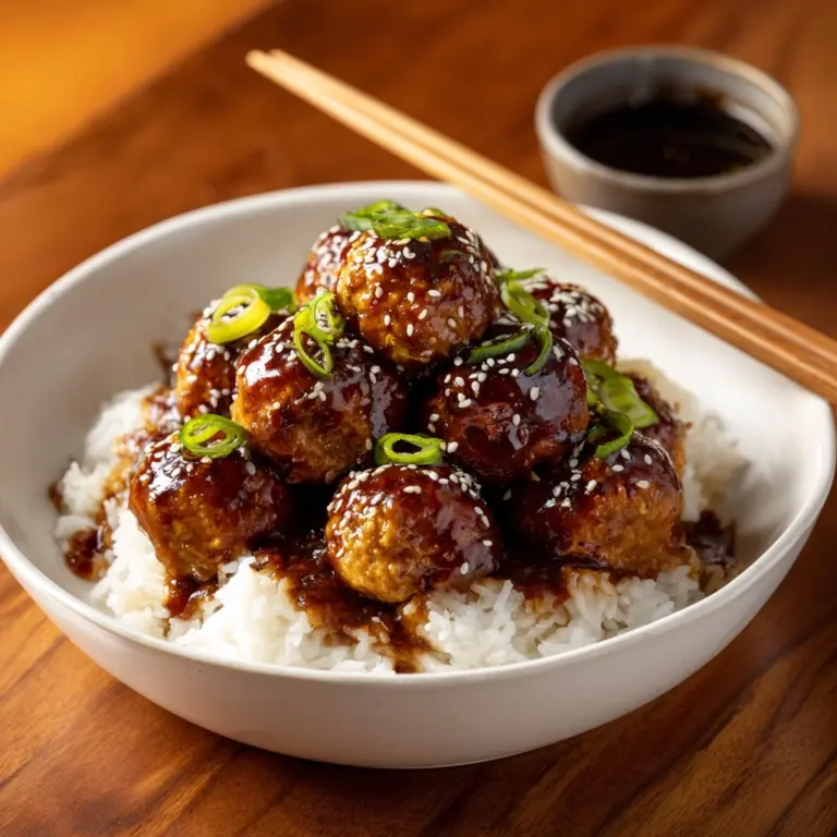 Asian Turkey Meatballs Recipe