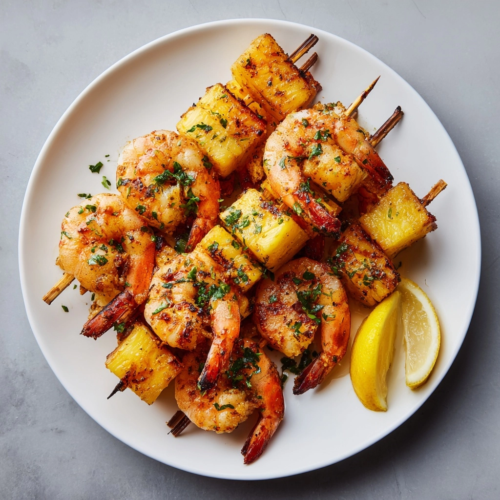 Irresistible Grilled Shrimp Pineapple Skewers Recipe - Recipe Image