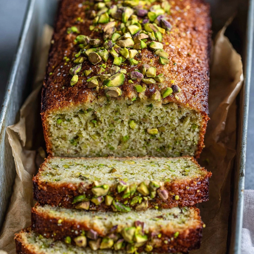 Pistachio Pudding Bread Recipe - Recipe Image