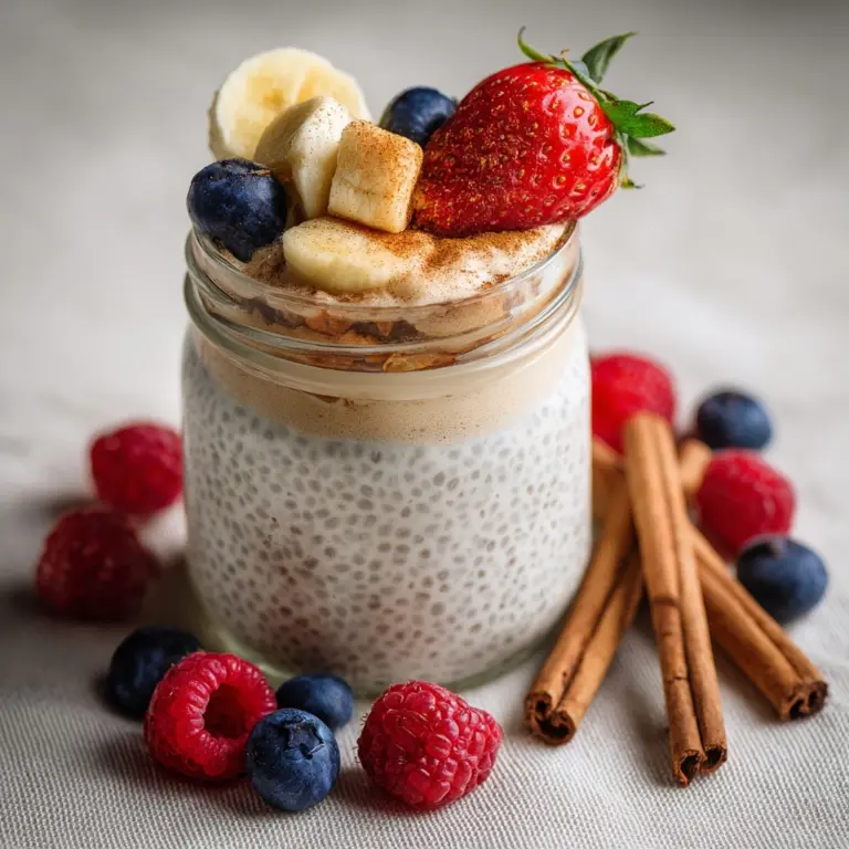 Vanilla Chia Pudding with Cinnamon Recipe