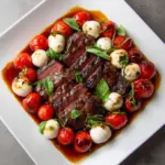 Balsamic Caprese Grilled Flank Steak Recipe