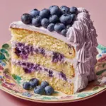 Blueberry Cream Cake Recipe