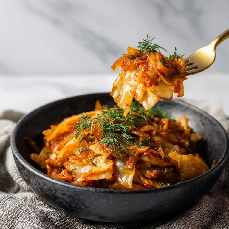 Mom’s Braised Cabbage Recipe