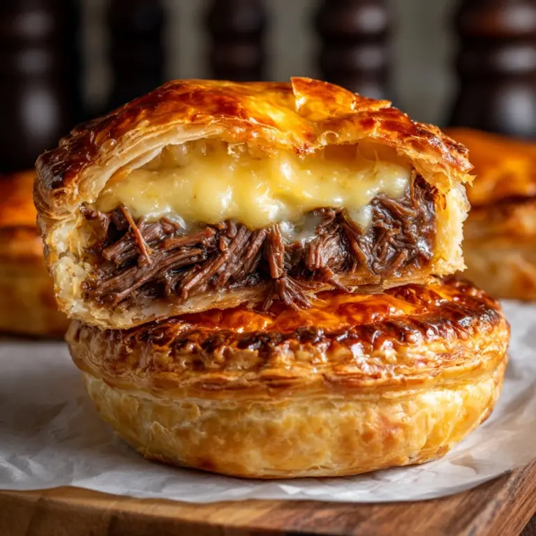 Brisket & Smoked Cheese Pies Recipe