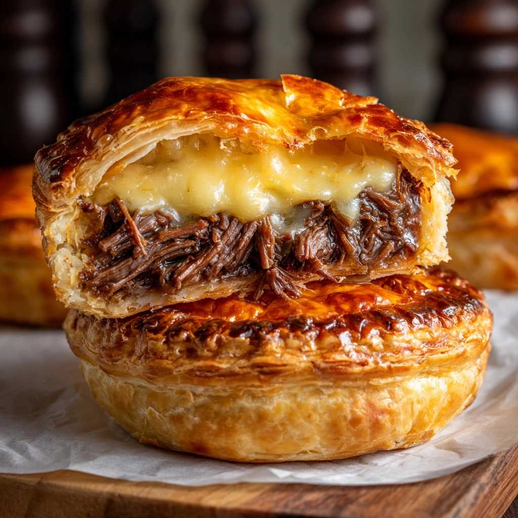 Brisket & Smoked Cheese Pies Recipe