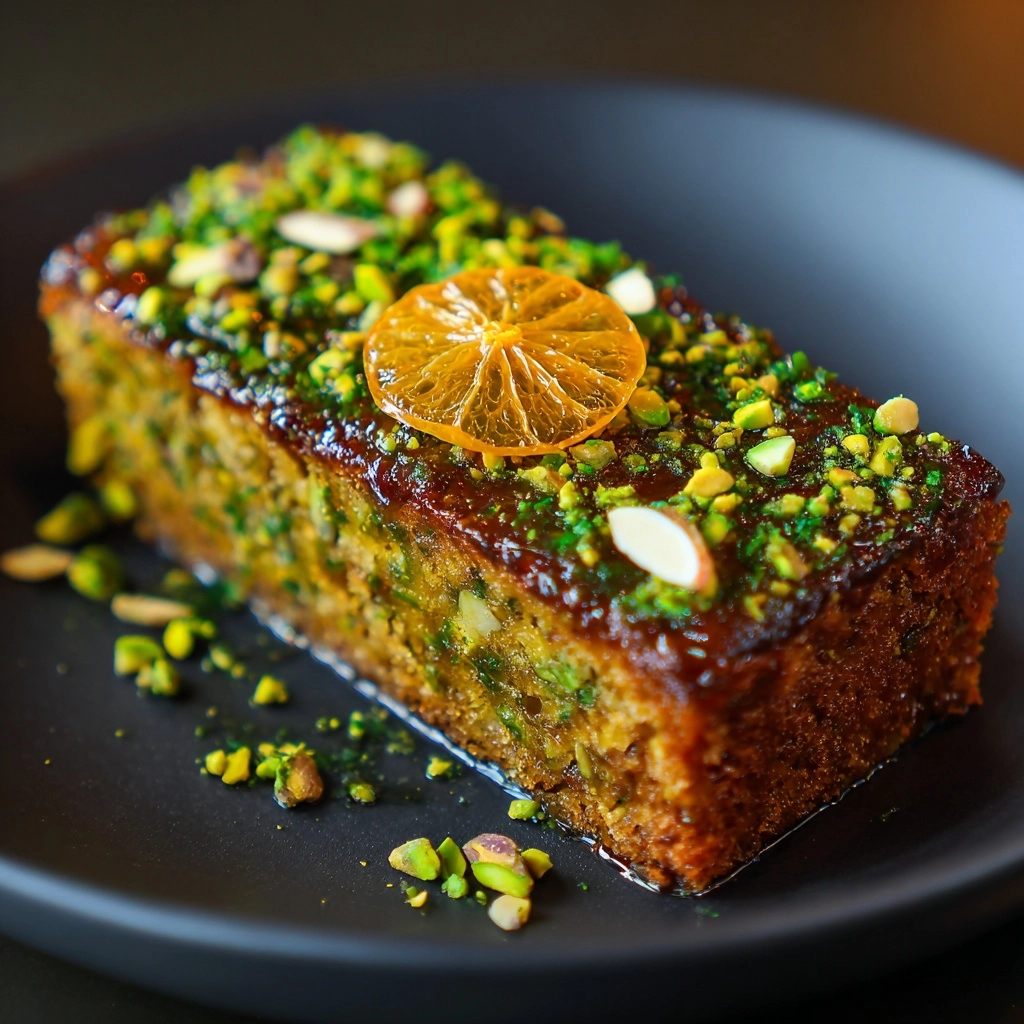 Flourless Orange, Pistachio, and Almond Cake Recipe - Recipe Image