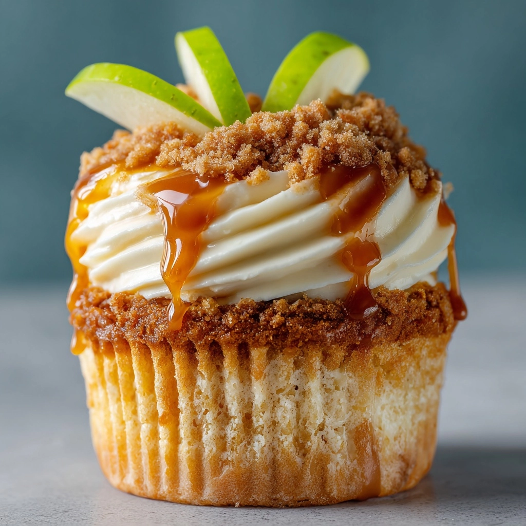 Apple Crisp Cheesecakes Recipe - Recipe Image