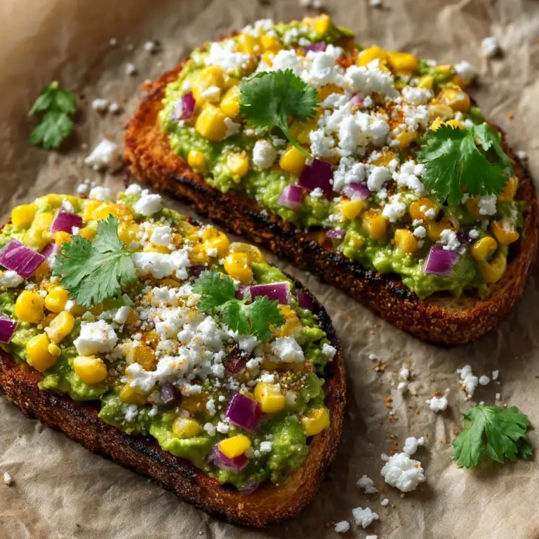 Mexican Street-Corn Avocado Toast Recipe