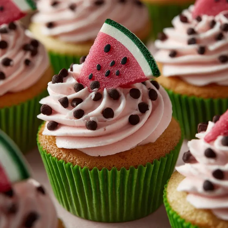 Watermelon Cupcakes Recipe