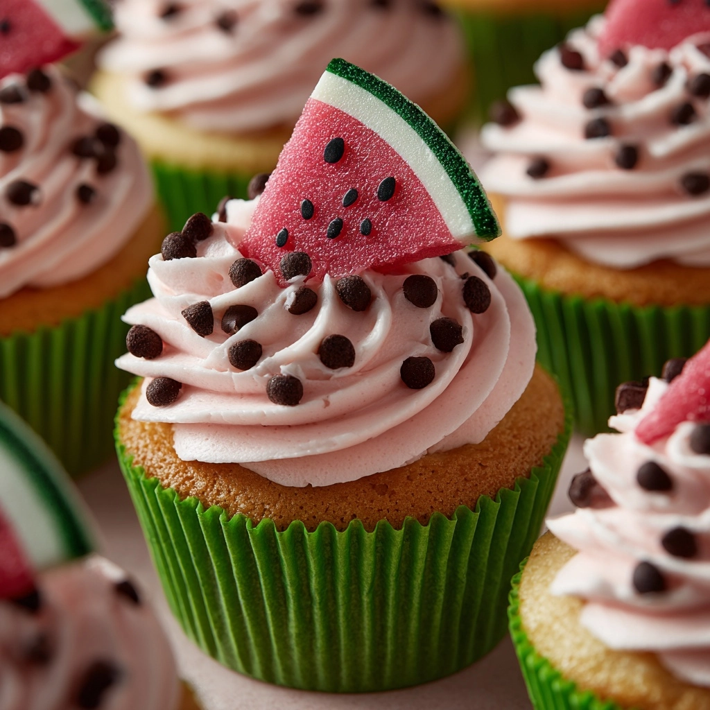Watermelon Cupcakes Recipe