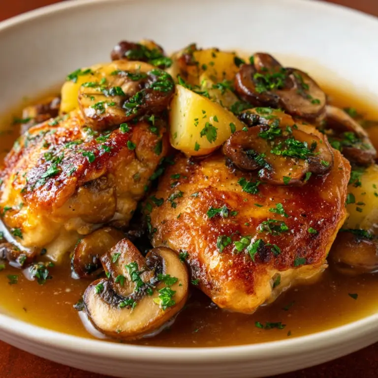 Chicken with Mushroom Sauce Recipe