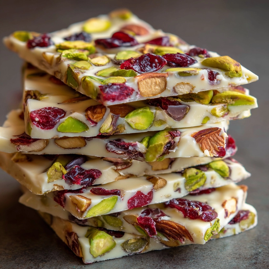 Delightful Pistachio Cranberry Bark Recipe - Recipe Image