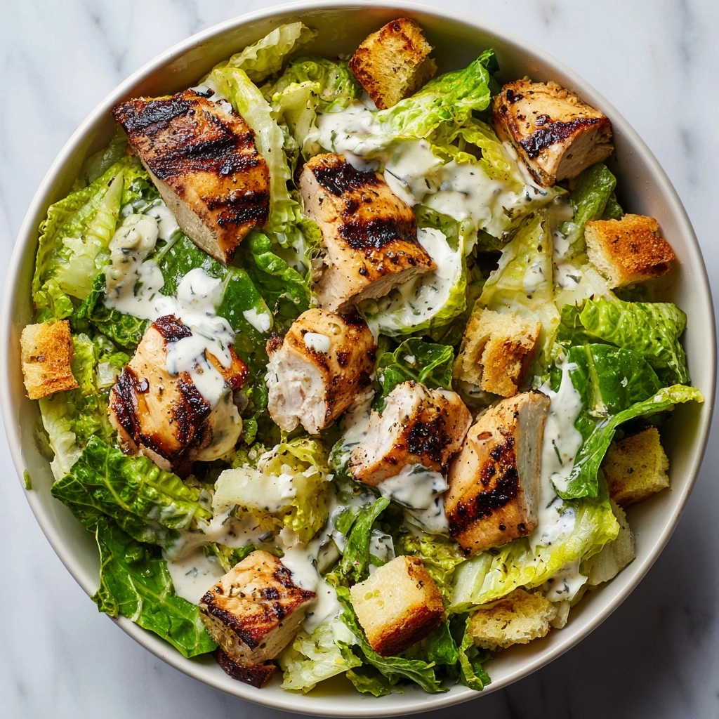 Grilled Chicken Caesar Salad Recipe - Recipe Image