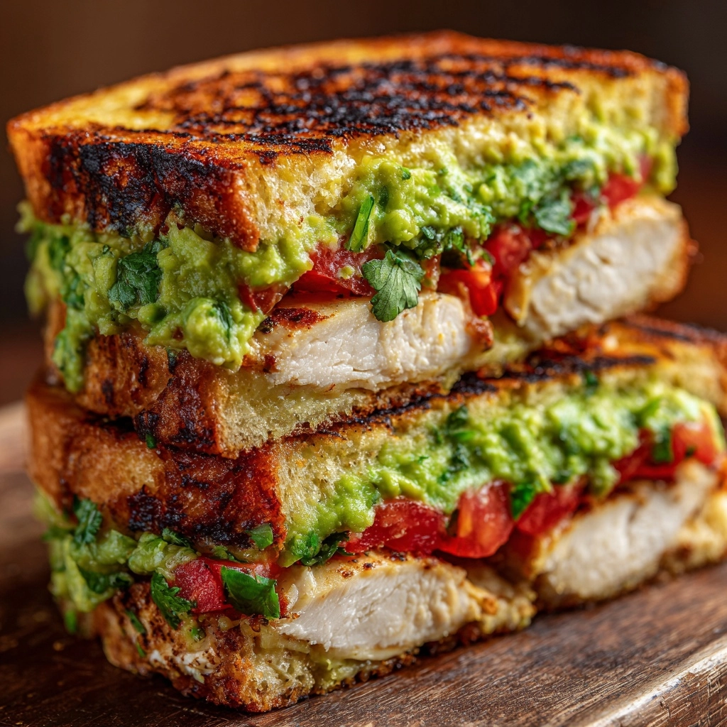 Chicken Avocado Melt Sandwich Recipe - Recipe Image