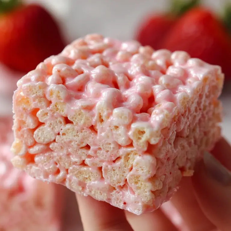 Strawberry Crunch Rice Krispie Treats Recipe
