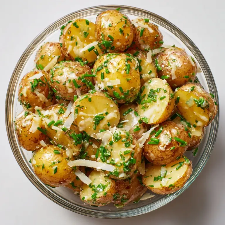 Lemony Chive Potato Salad with Parmesan Recipe