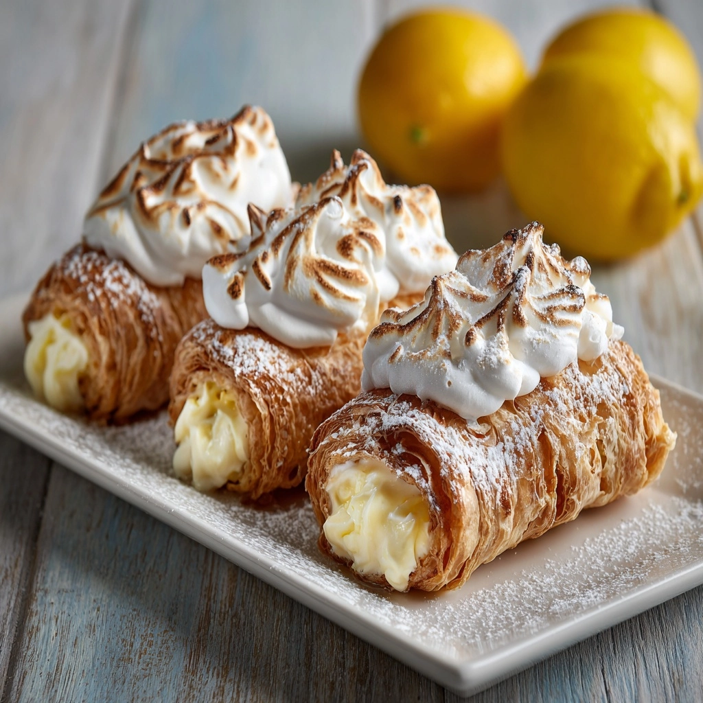 Lemon Meringue Pie Cannoli Recipe - Recipe Image