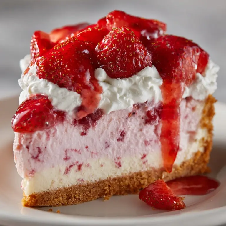 Tropical Strawberry Split Cake Recipe