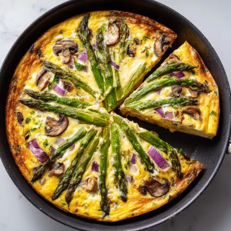 Asparagus-Mushroom Frittata Recipe