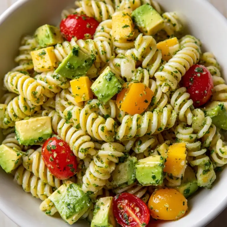 Avocado Pasta Salad Recipe