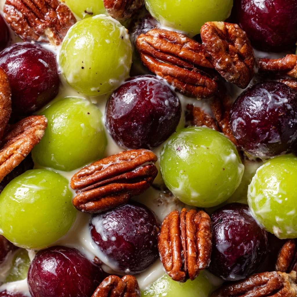Grape Salad with Brown Sugar & Pecans Recipe - Recipe Image