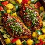 Teriyaki Chicken and Pineapple Foil Packets Recipe