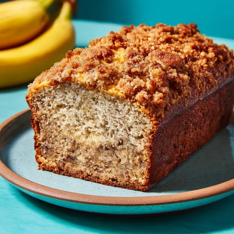 Coffee Cake Banana Bread Recipe