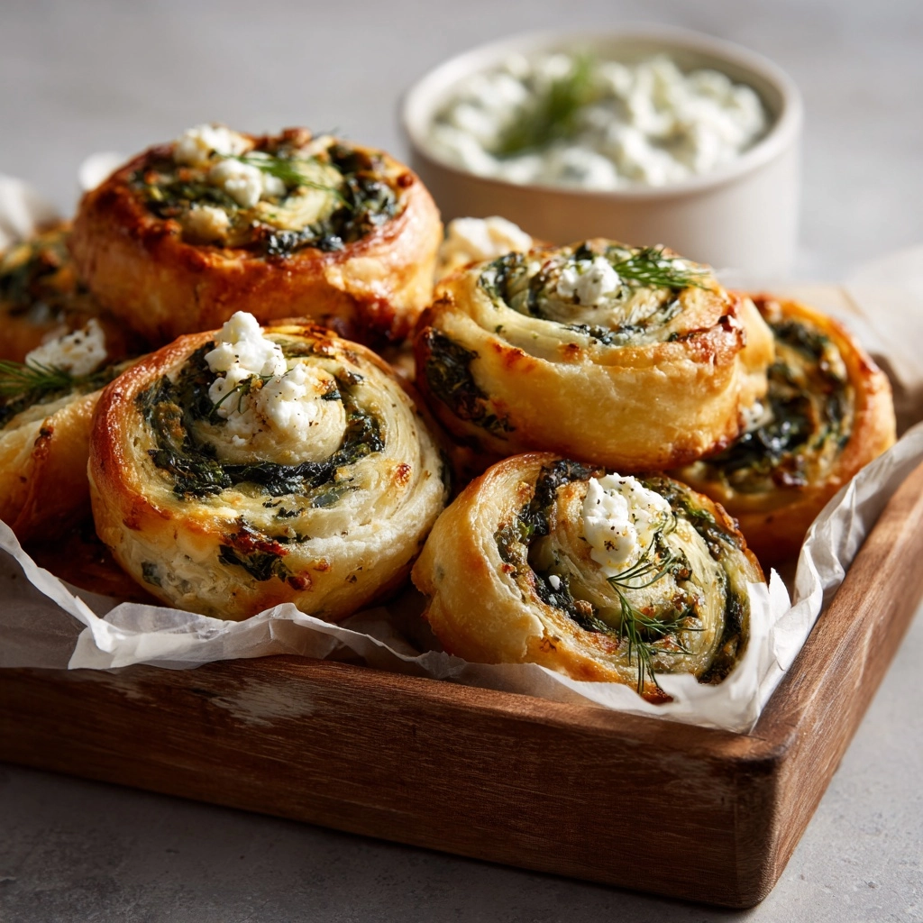 a Pastry Rolls – Easy Savory Puff Pastry Recipe - Recipe Image