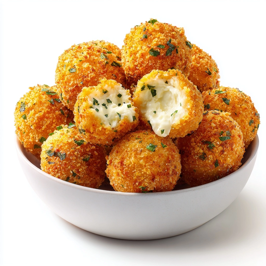 Air Fryer Cheesy Mashed Potato Balls Recipe - Recipe Image