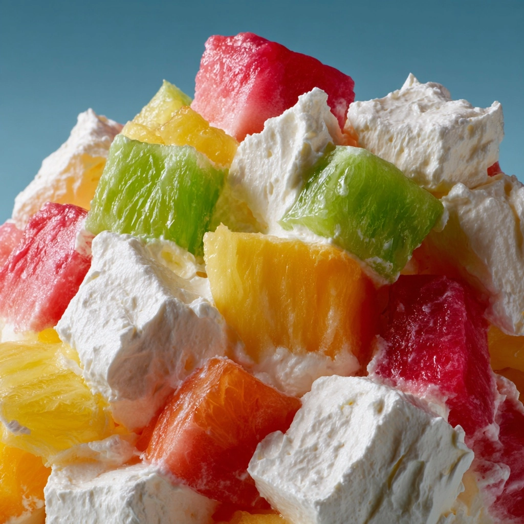 Easter Fruit Fluff Salad Recipe - Recipe Image