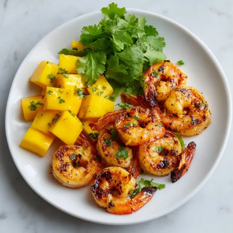 Mango Jalapeño BBQ Shrimp Recipe
