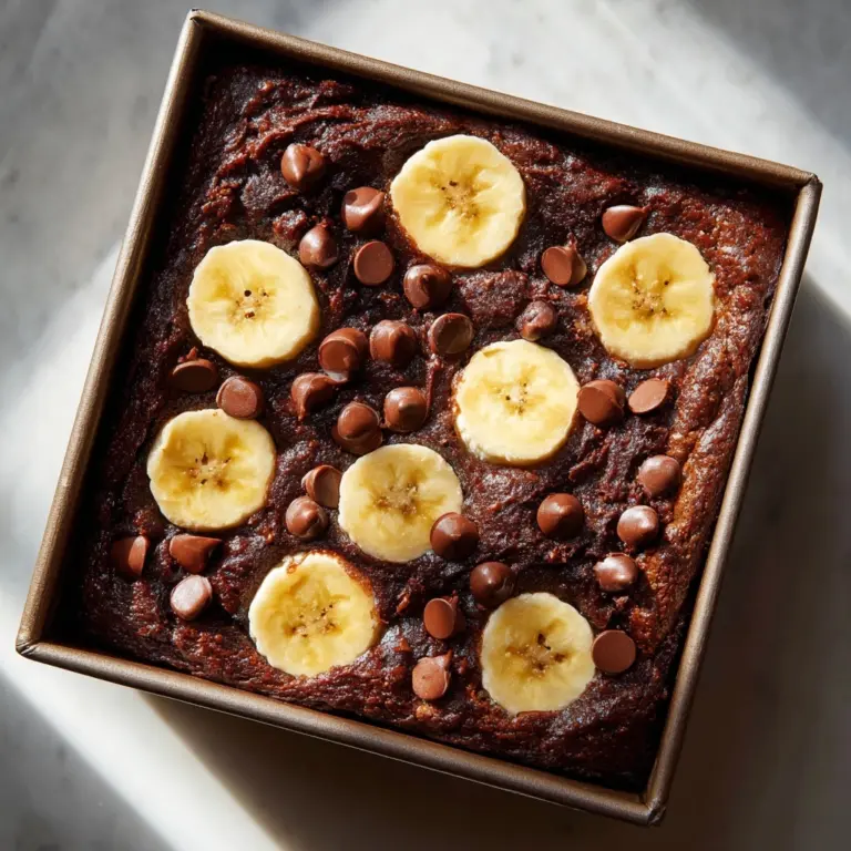 Banana Bread Brownies Recipe