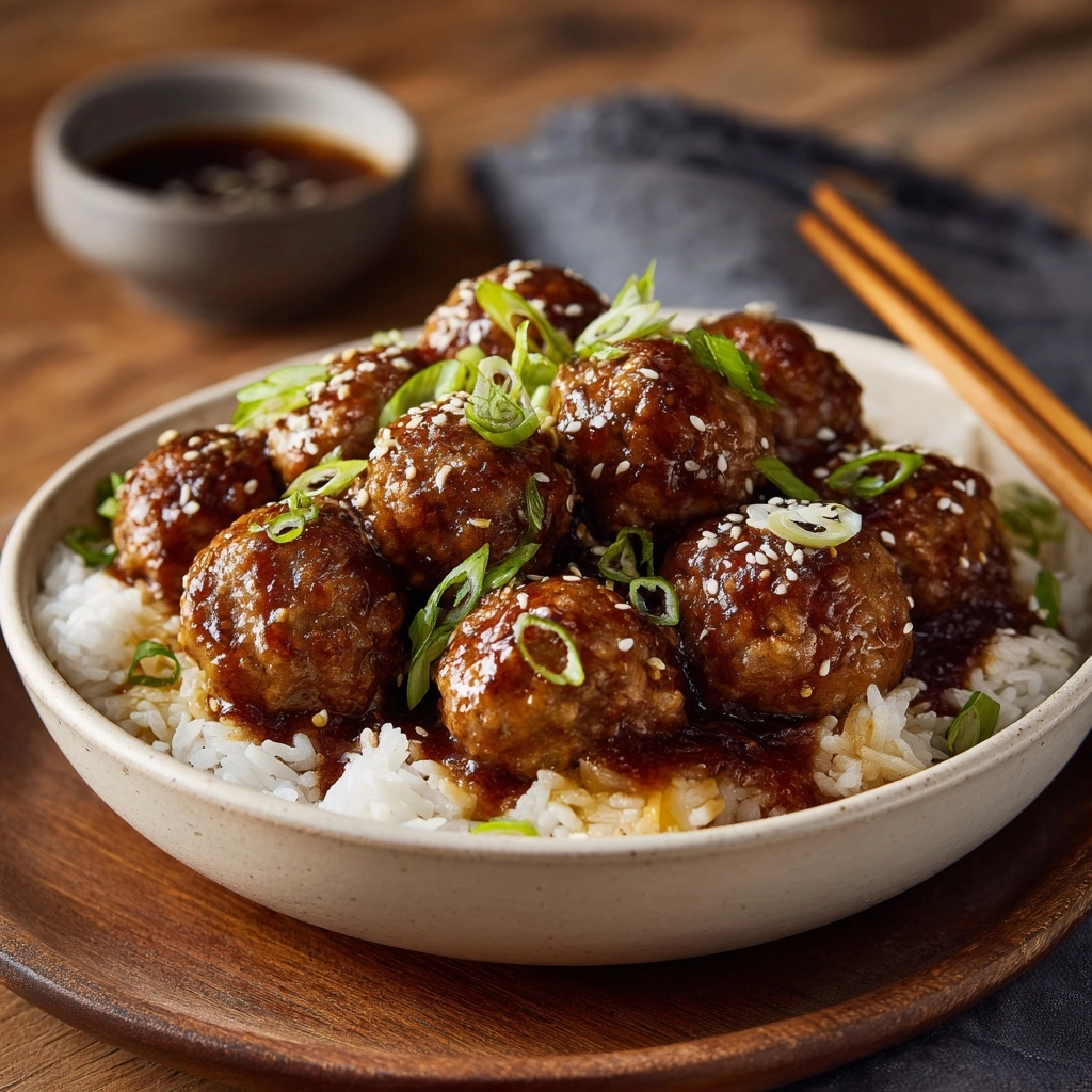 Asian Turkey Meatballs Recipe - Recipe Image