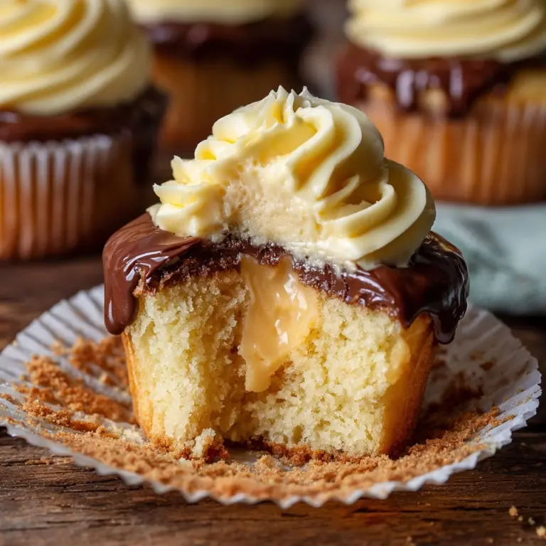 Daddy’s Boston Cream Cupcakes Recipe