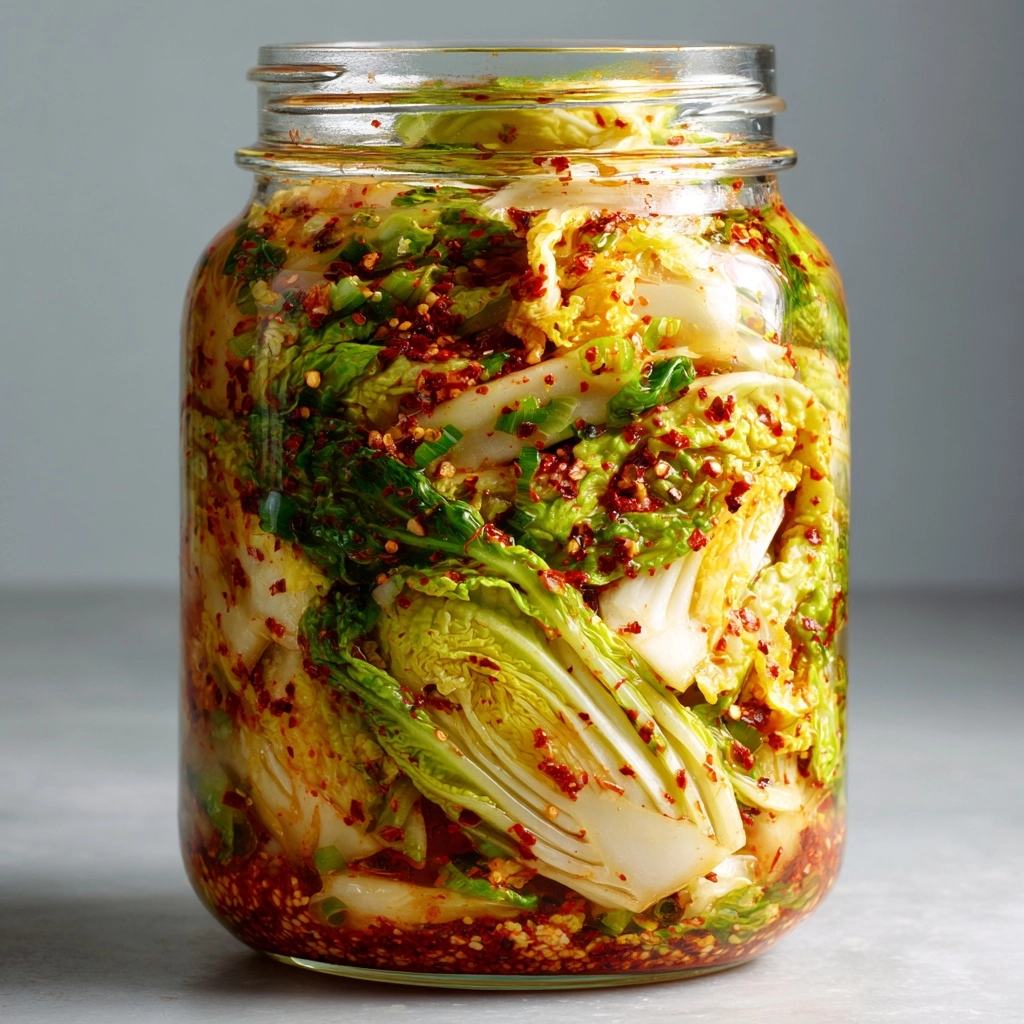 Easy Vegan Kimchi Recipe - Recipe Image