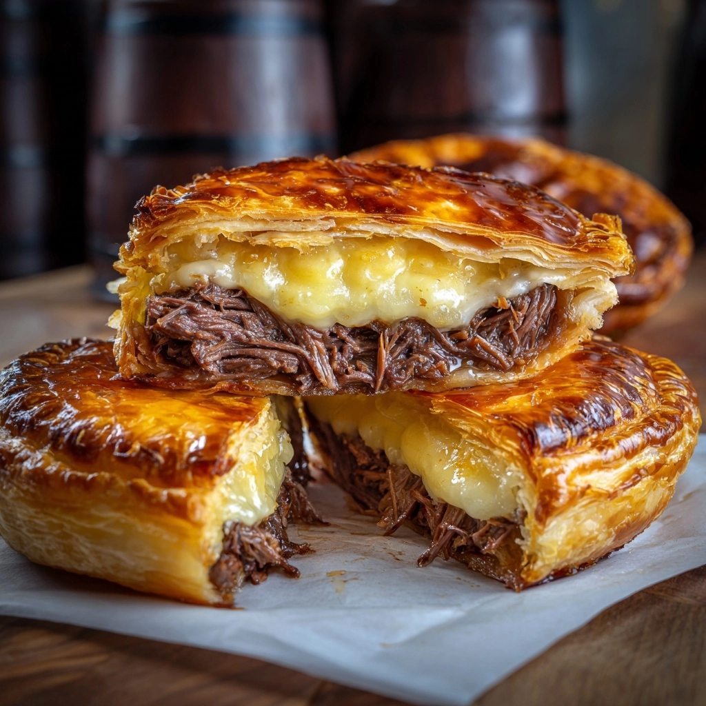 Brisket & Smoked Cheese Pies Recipe - Recipe Image