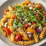 Roasted Veggie Pasta with Feta Recipe