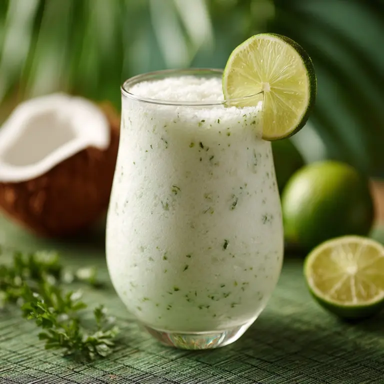Colombian Coconut Limeade Recipe
