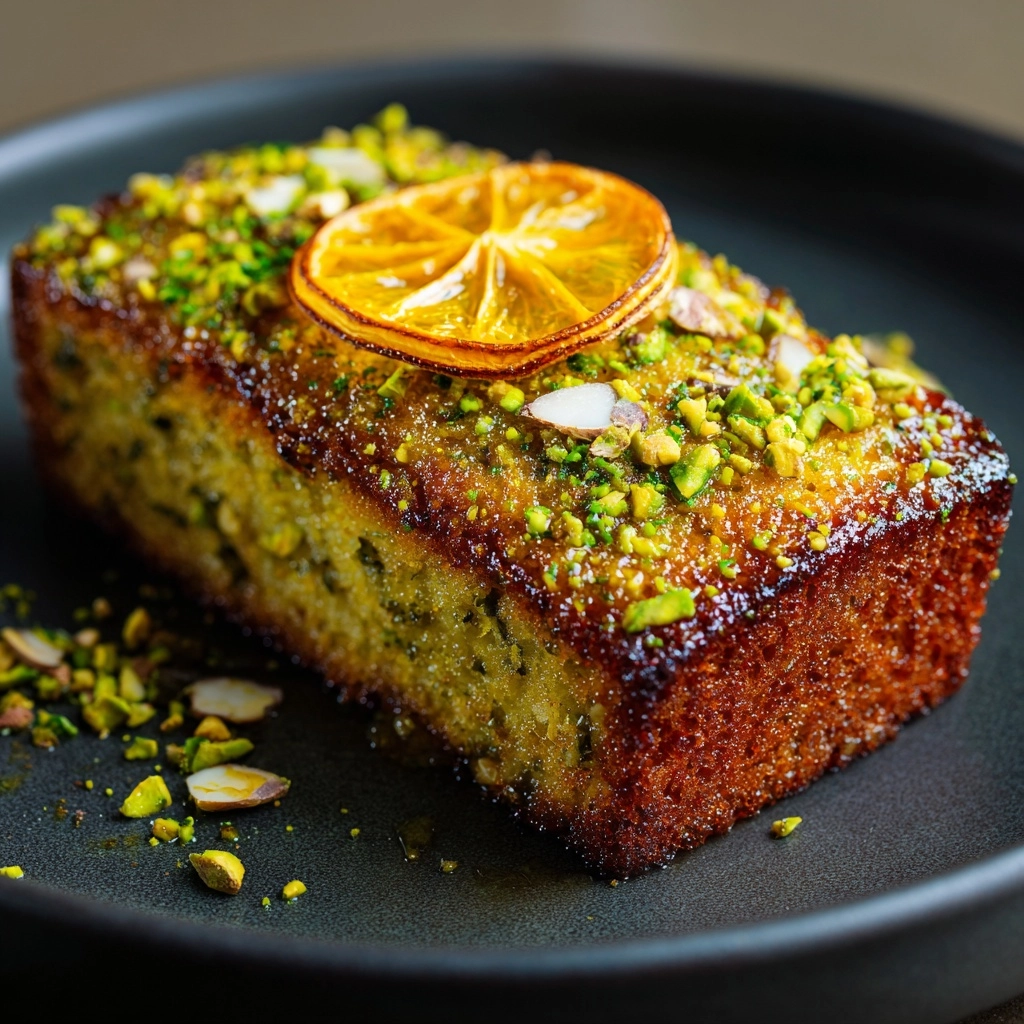 Flourless Orange, Pistachio, and Almond Cake Recipe - Recipe Image